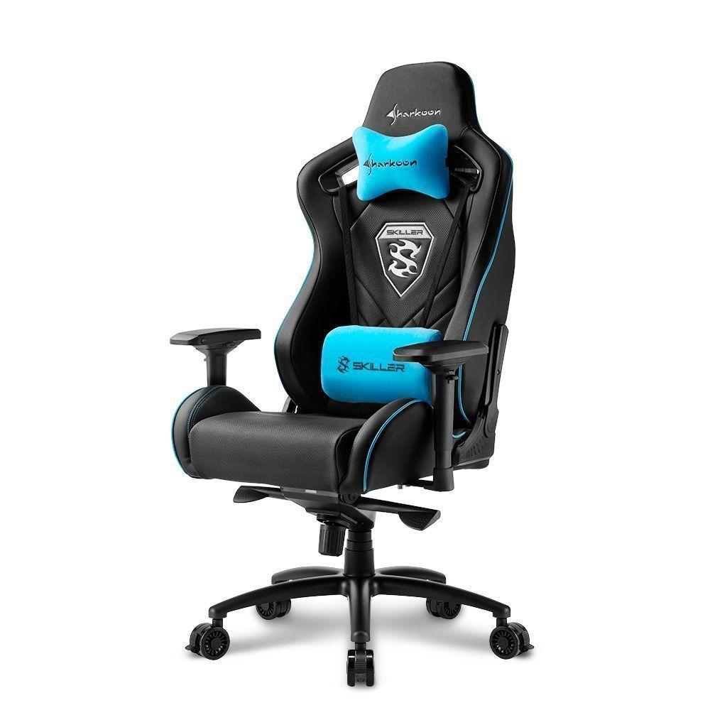Silla Gamer Sharkoon Skiller SGS4 Black/Blue-0