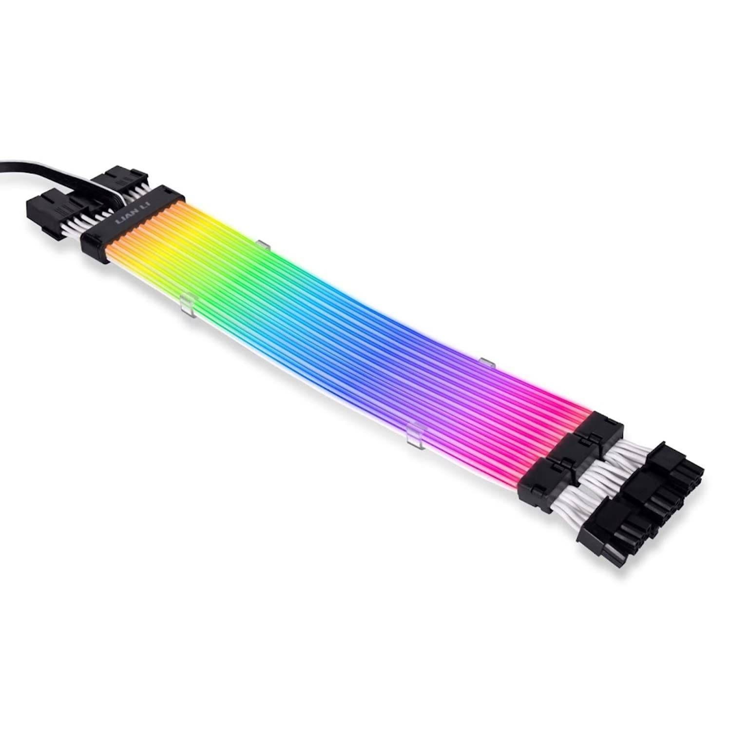 Cable de Extensión RGB Lian Li Strimer Plus V2, 6 y 2 Pines 3x a 6 y 2 Pines 3x-0