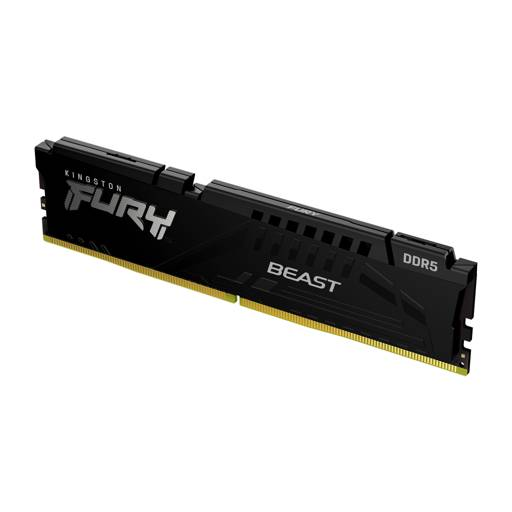 Memoria RAM DDR5 16GB 6000MT/s Kingston FURY Beast Black, CL36, DIMM-1