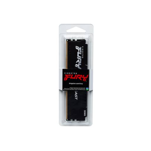 Memoria RAM DDR5 16GB 6000MT/s Kingston FURY Beast Black, CL36, DIMM-2