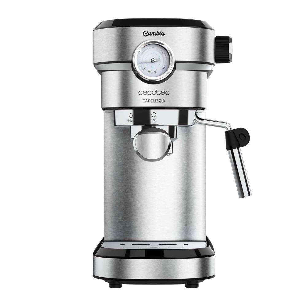 Cafetera para Espressos CECOTEC Cafelizzia 790 Steel Pro, 1350 W, Manometro, Thermoblock, 1.2 L.-1