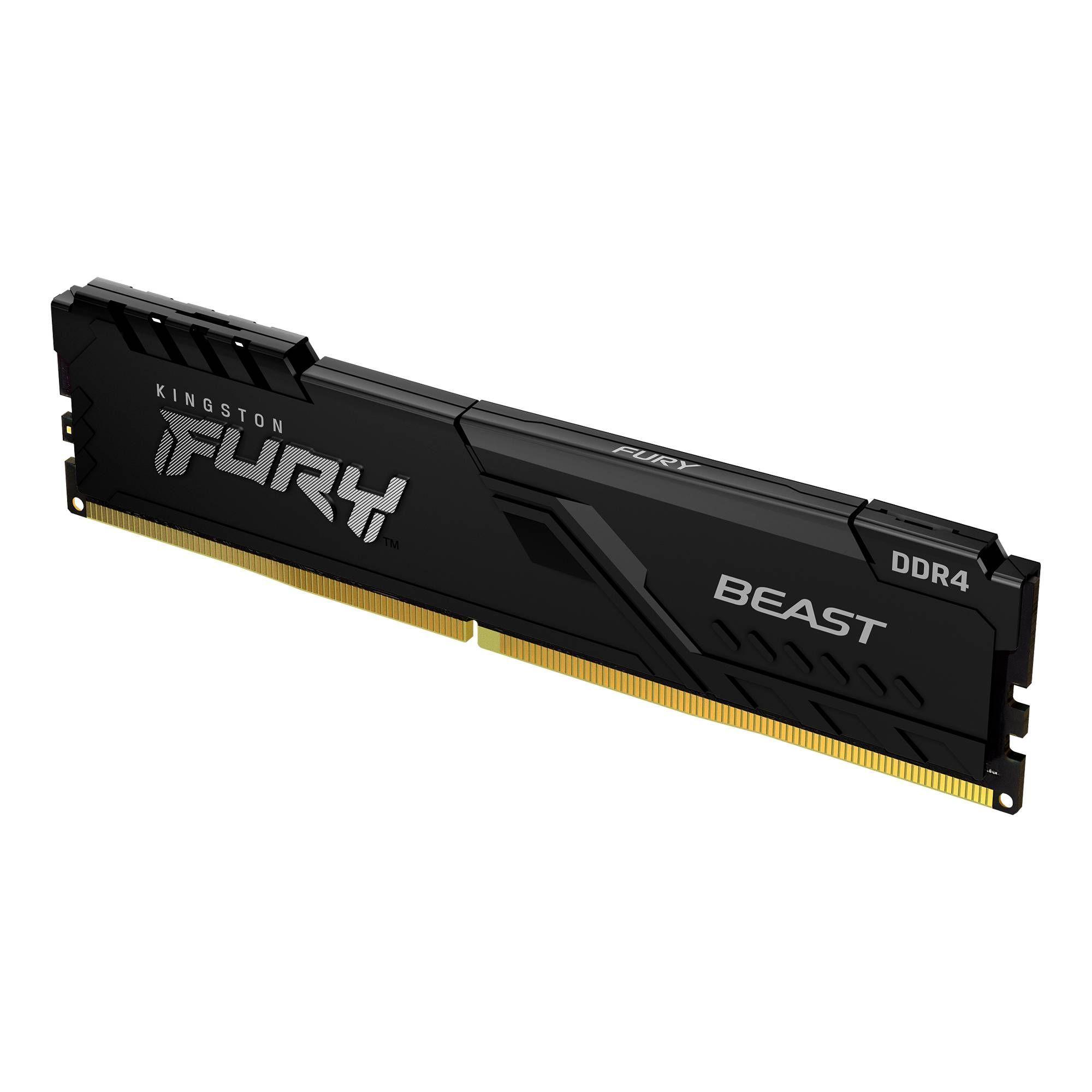 Memoria Ram DDR4 16GB 3200MHz Kingston FURY Beast, DIMM, CL16, 1.35V-2