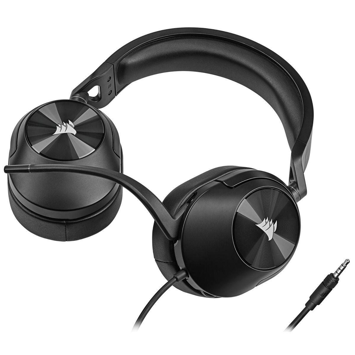 Audífonos Gamer Corsair H55 Surround, Dolby Audio 7.1, USB, Carbón-2