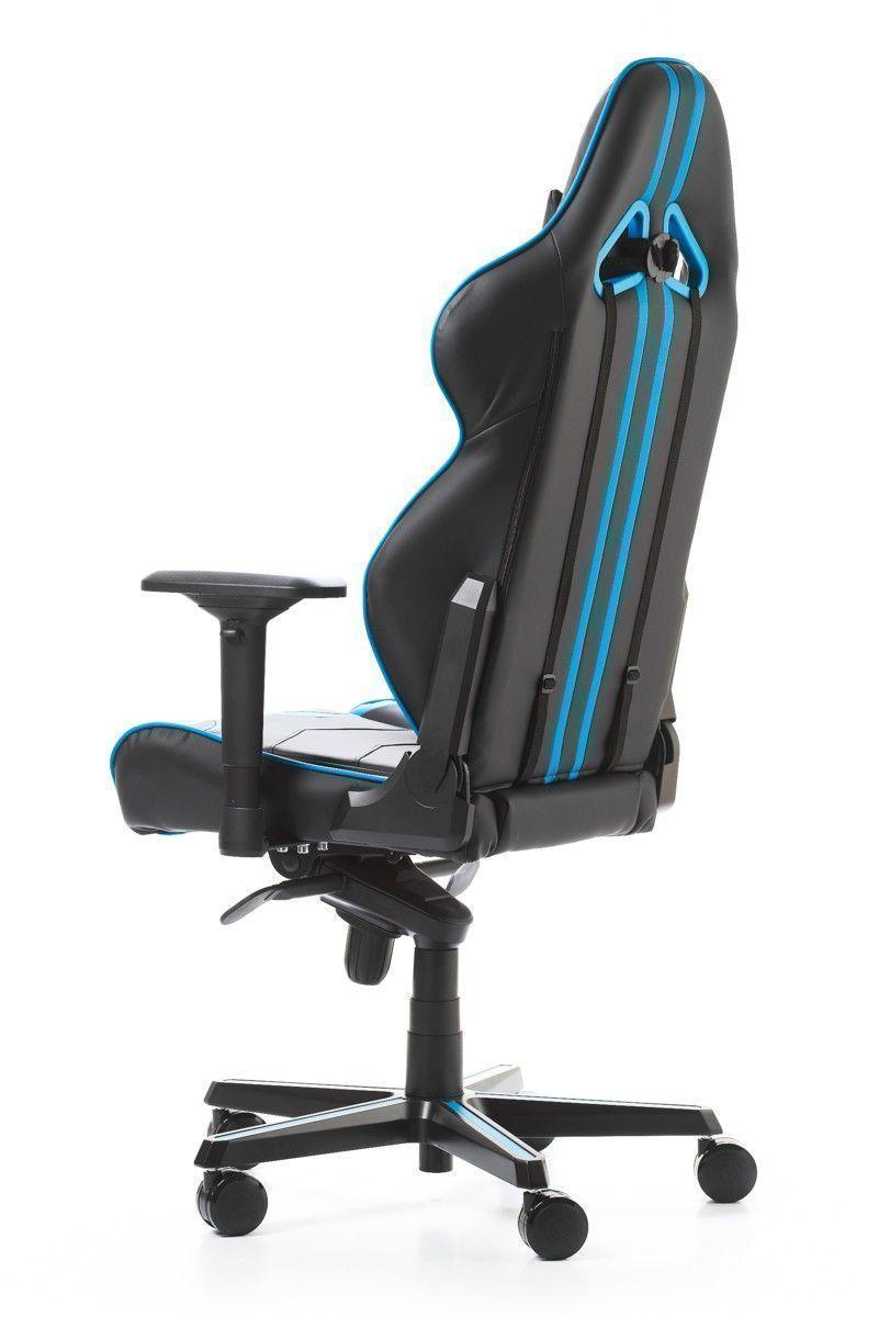 SILLA GAMER PRO SERIES DXRACER RACING  BLACK/BLUE-1