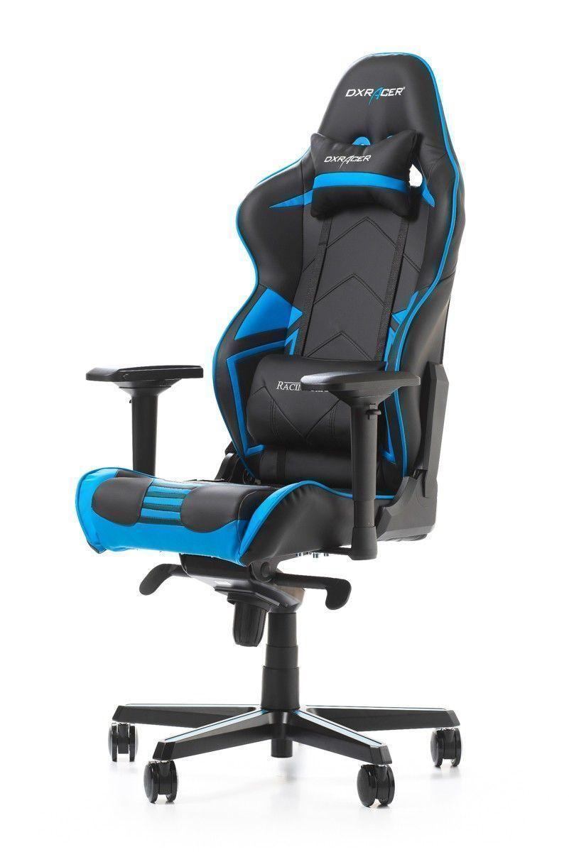 SILLA GAMER PRO SERIES DXRACER RACING  BLACK/BLUE-0