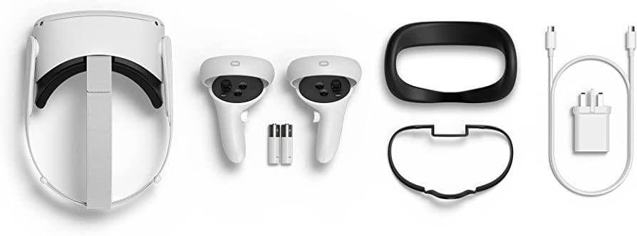 Meta Quest 2, Realidad Virtual AIO, 256GB, Blanco-2