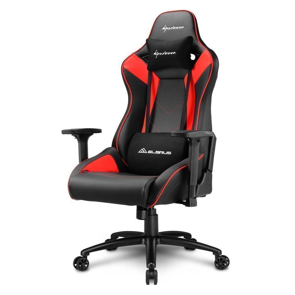 SILLA GAMER PROFESIONAL SHARKOON ELBRUS 3 BLACK/RED-0