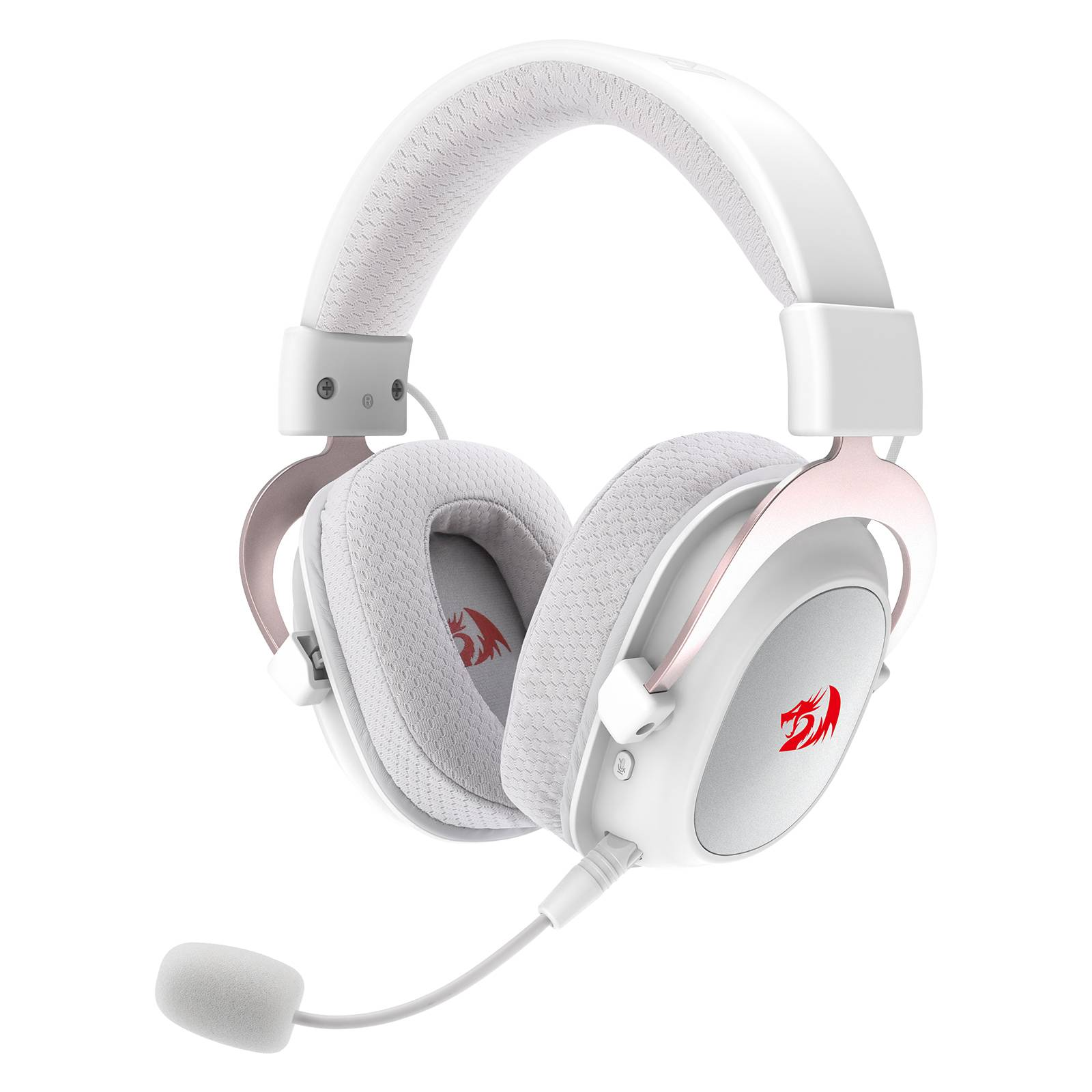 Auriculares Gamer Inalámbricos Redragon Zeus Pro H510-PRO - Sonido Envolvente 7.1, Color Blanco-0