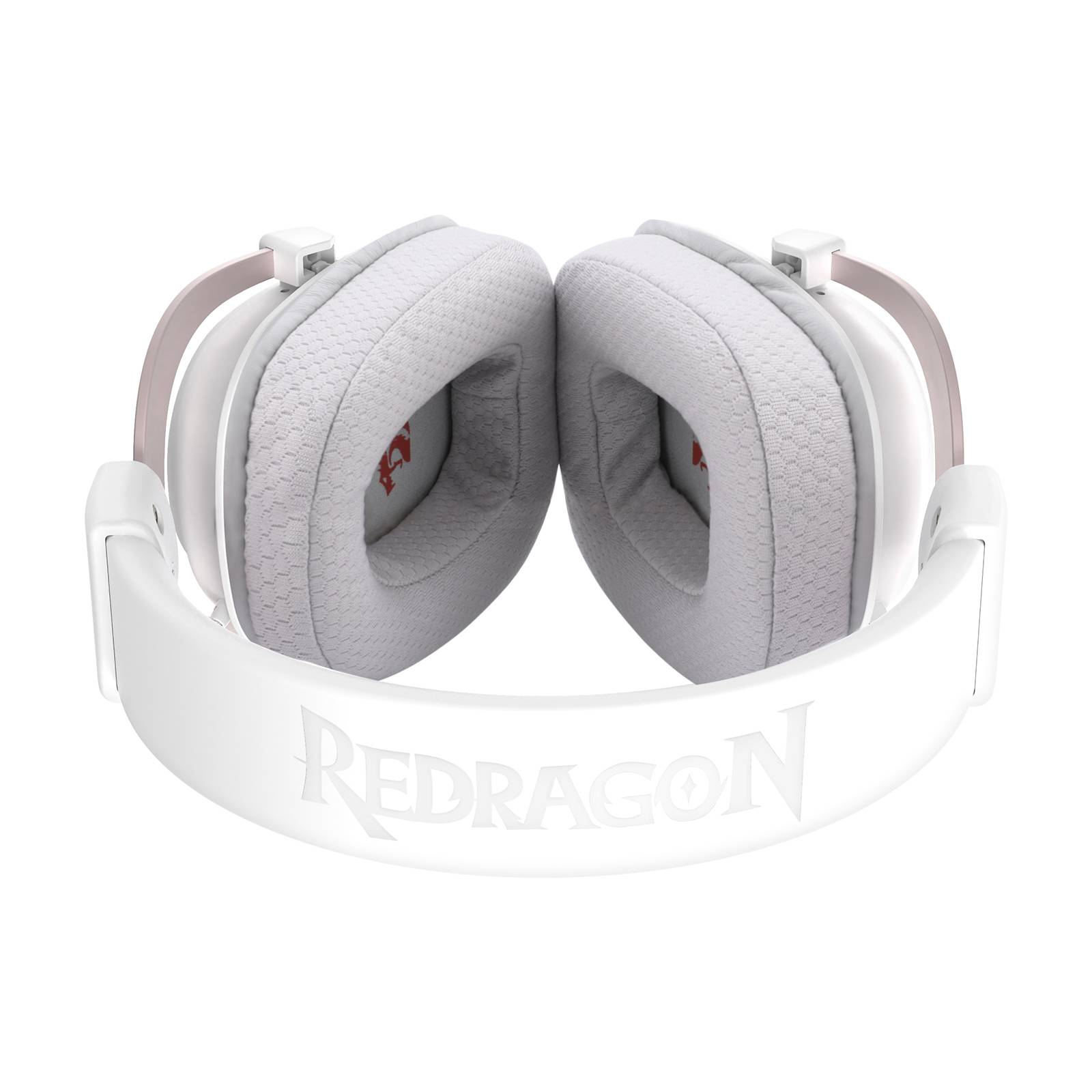 Auriculares Gamer Inalámbricos Redragon Zeus Pro H510-PRO - Sonido Envolvente 7.1, Color Blanco-4