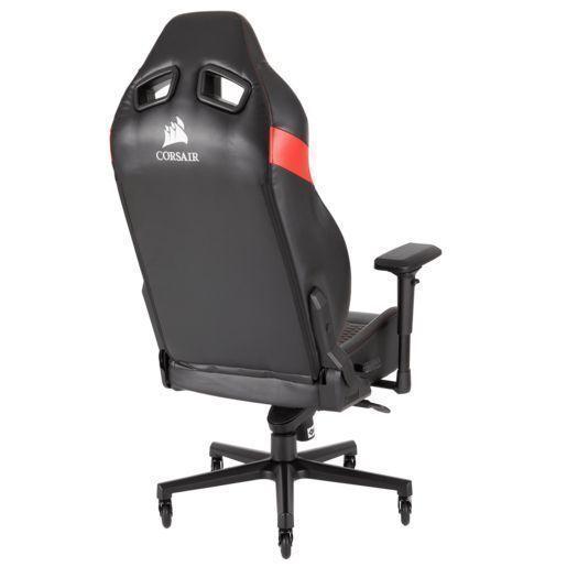 SILLA GAMER PRO CORSAIR T2 ROAD WARRIOR ROJO NEGRO-3