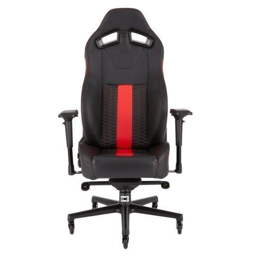 SILLA GAMER PRO CORSAIR T2 ROAD WARRIOR ROJO NEGRO-1