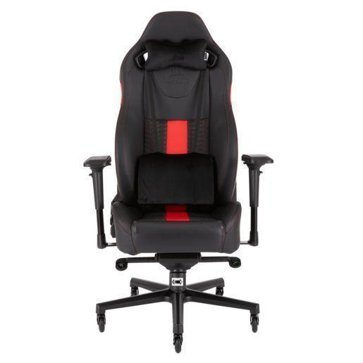 SILLA GAMER PRO CORSAIR T2 ROAD WARRIOR ROJO NEGRO-2