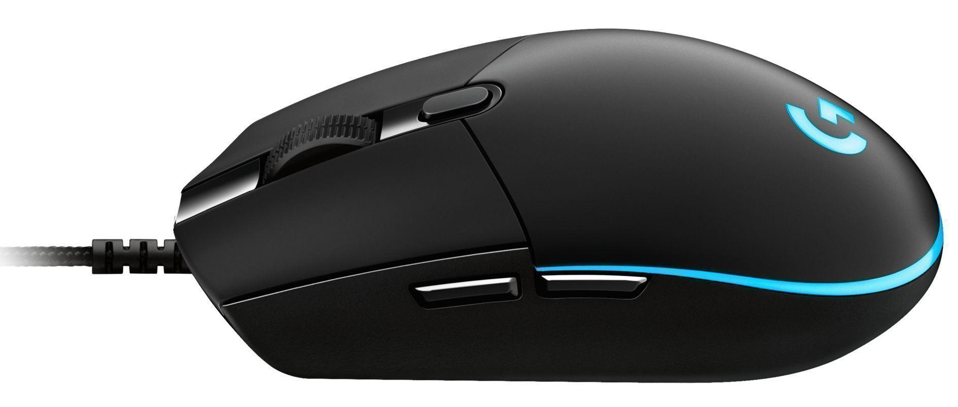 Mouse Gamer Logitech G Pro, 6 botones programables-0