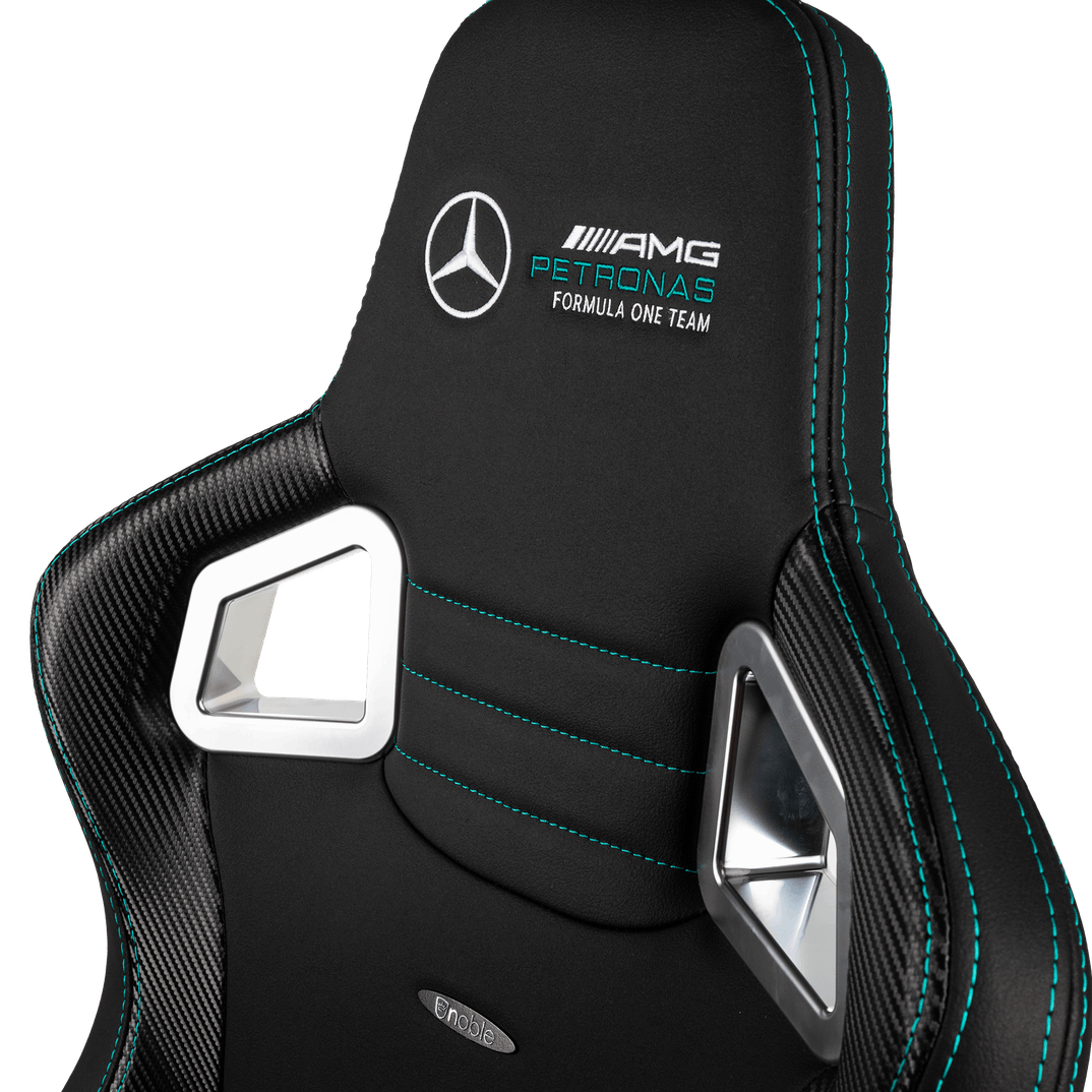 Silla Gamer Premium Noblechairs Epic - Edición Especial Mercedes-AMG Petronas 2021-4