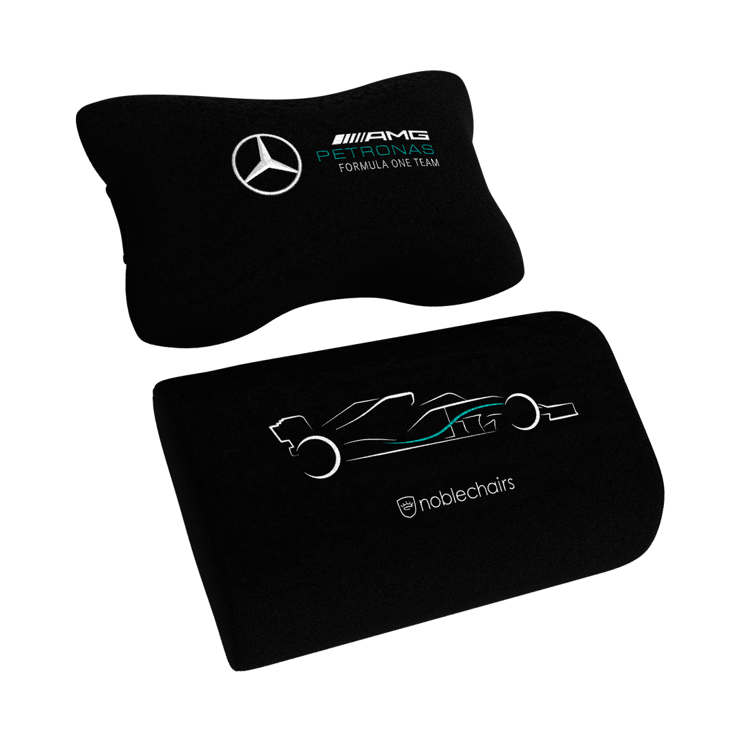 Silla Gamer Premium Noblechairs Epic - Edición Especial Mercedes-AMG Petronas 2021-1