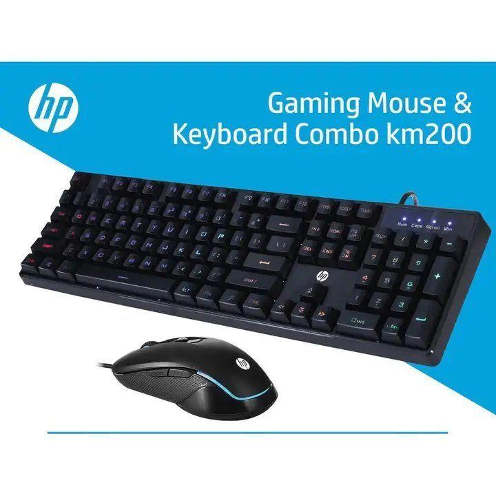 Kit Gamer Mouse + Teclado HP KM200, RGB-3