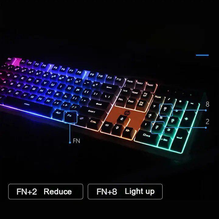 Kit Gamer Mouse + Teclado HP KM200, RGB-2
