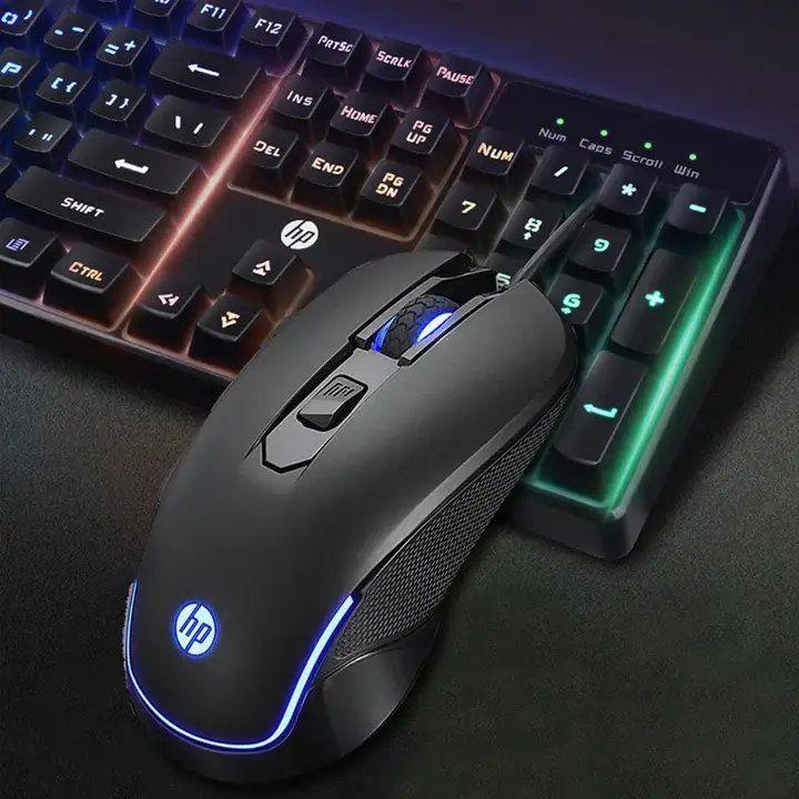 Kit Gamer Mouse + Teclado HP KM200, RGB-1