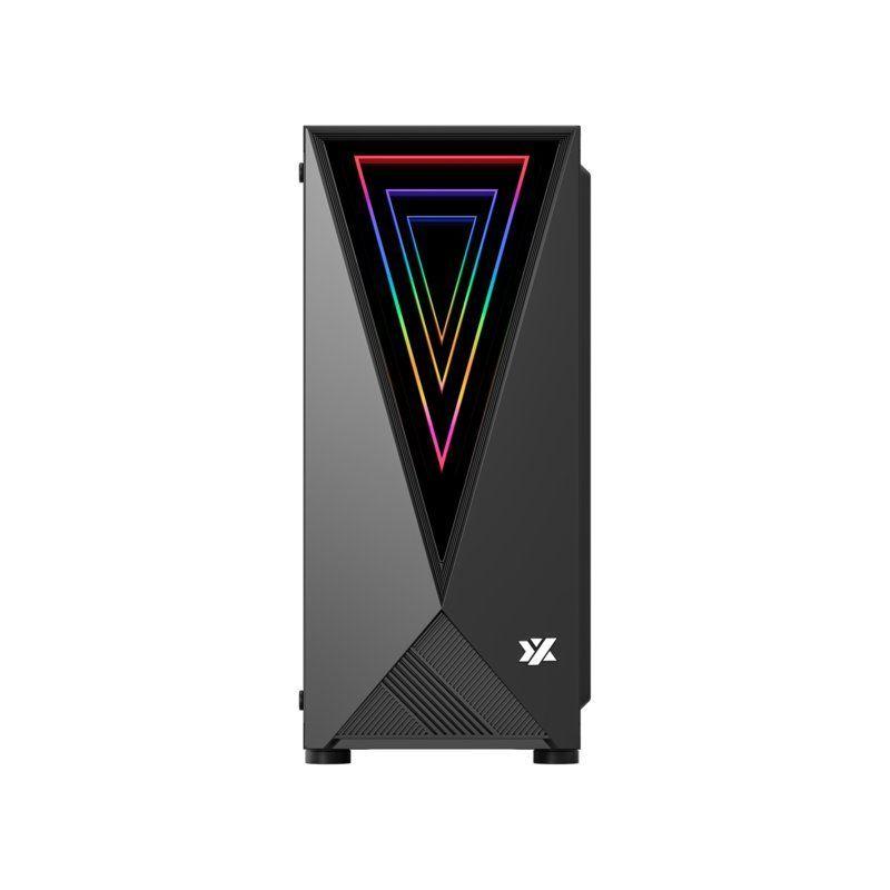 Gabinete Gamer XYZ HORIZON 100 ARGB, Vidrio Templado, USB 3.0, ATX, Negro-2