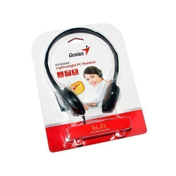 Audífono Genius manos libres c/Micrófono HS-M200C-0