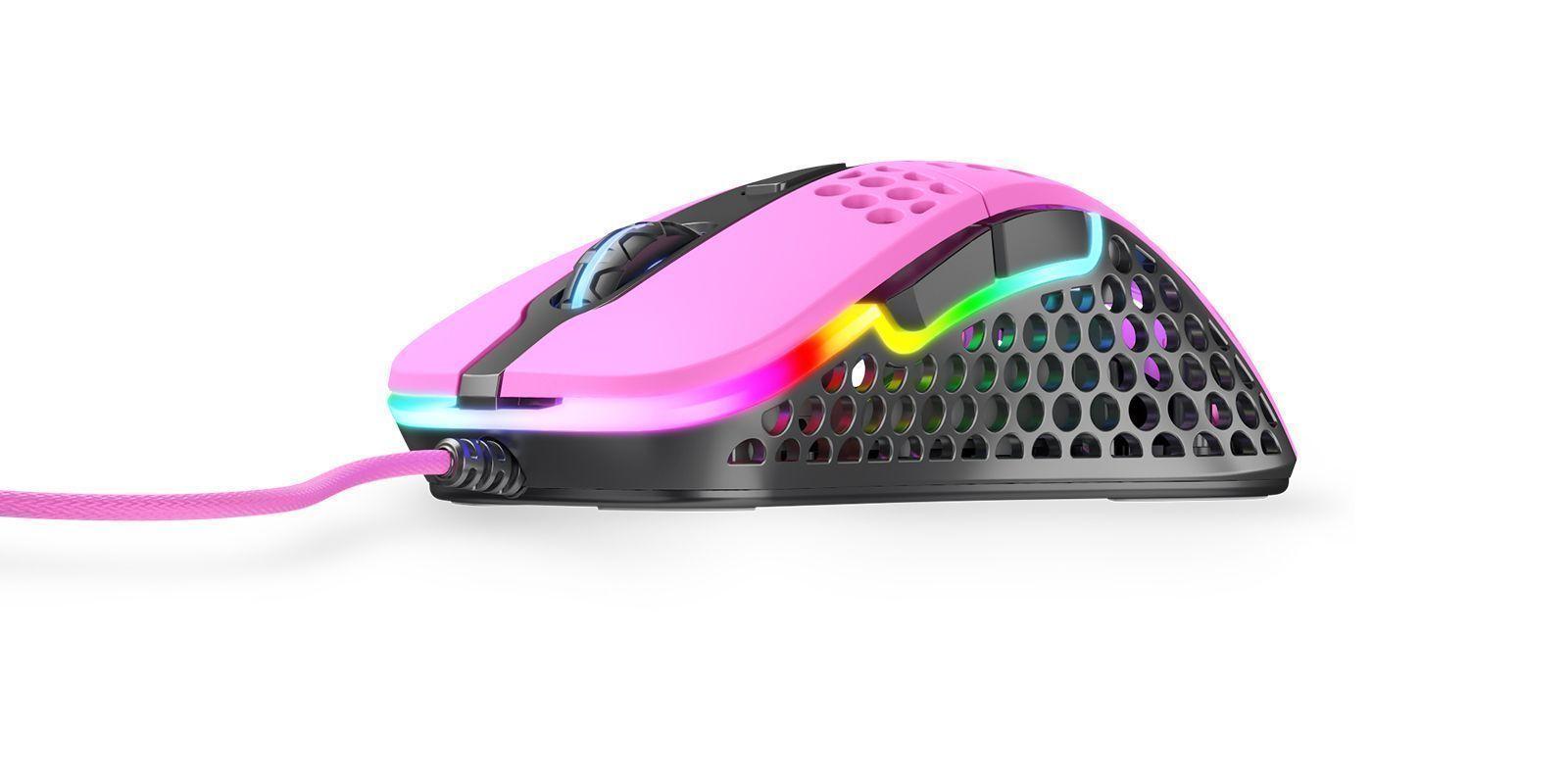 Mouse Gamer XTRFY M4 RGB Pink 69 g 6 bot 16000 dp-1