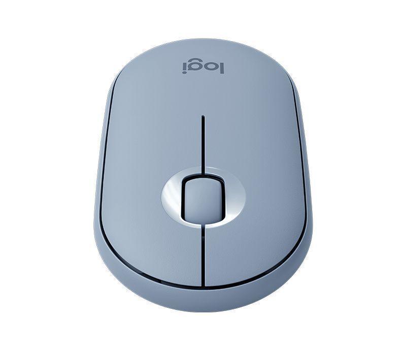 Mouse Wireless Logitech Pebble M350, Azul-2