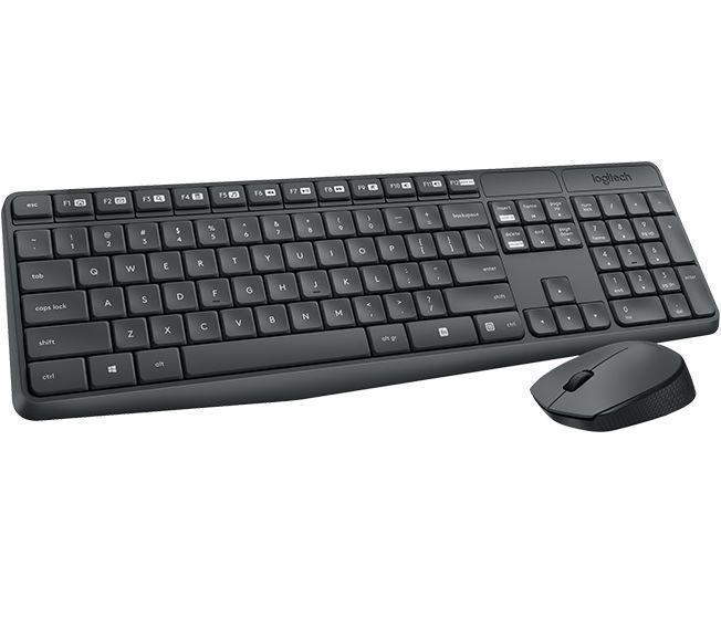 Kit Teclado y Mouse Logitech MK235, Inalámbrico-2