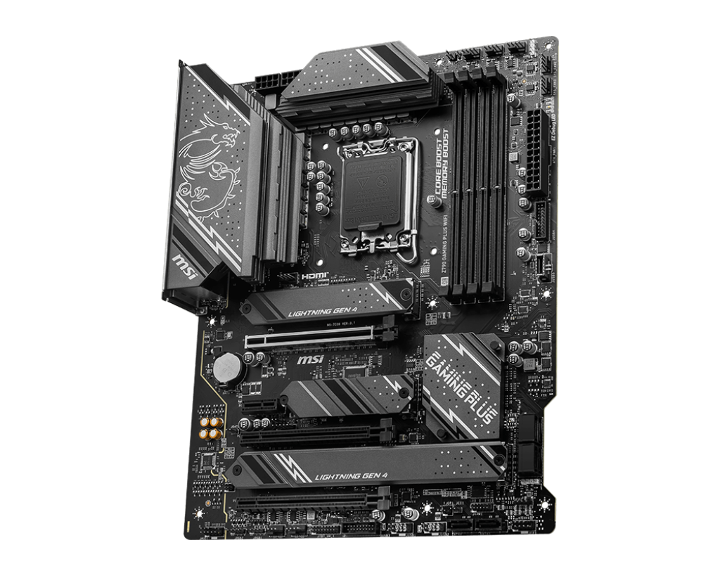 Placa Madre MSI Z790 GAMING PLUS WIFI, Intel LGA1700, 4xDDR5, 4xM.2, Wi-Fi 6E, ATX-2
