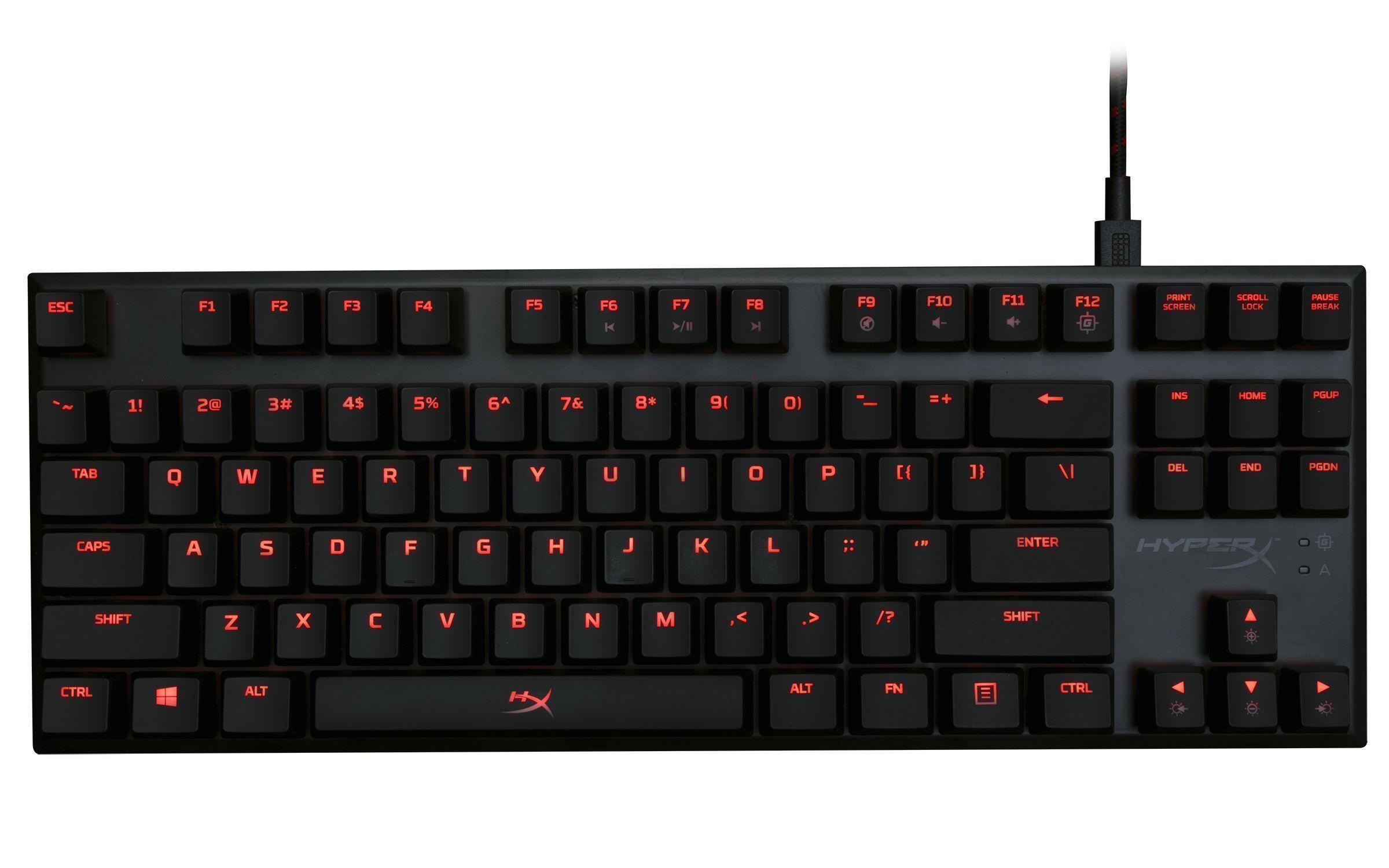 Teclado Hyperx Alloy FPS Pro Cherry MX Red Ingles-4