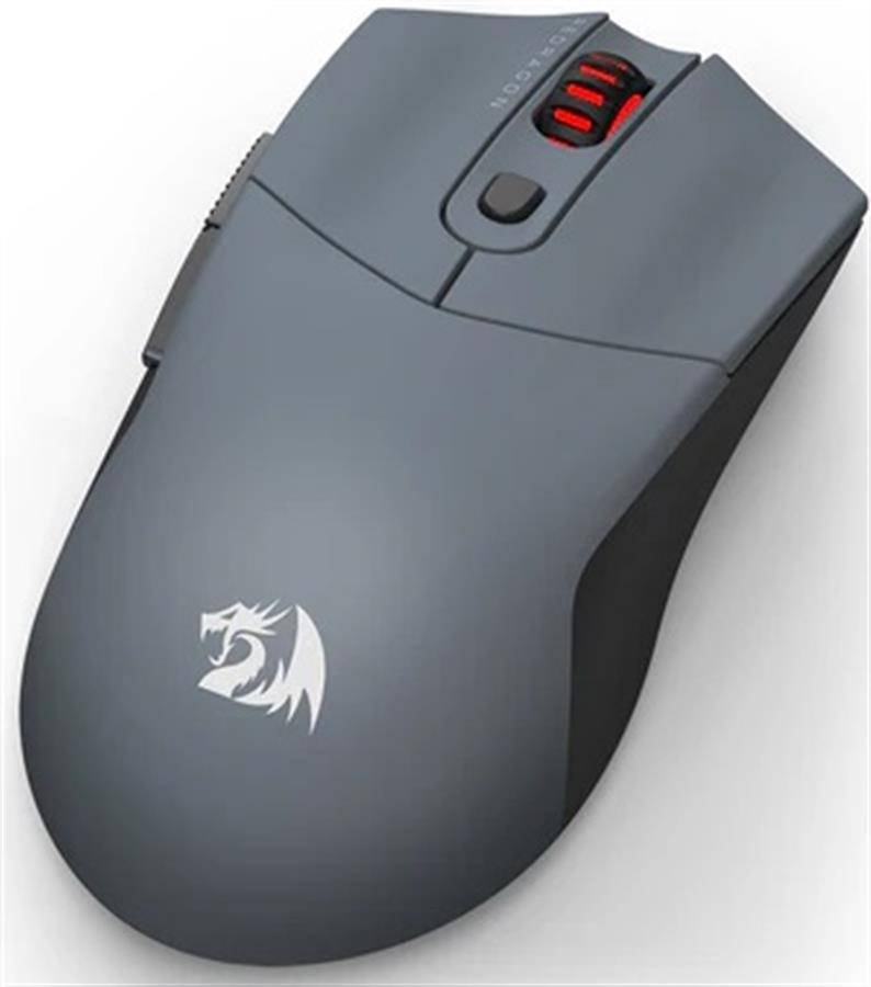 Mouse Gamer Inalámbrico Redragon St4r Pro, 2.4GHz, Bluetooth, USB, Hasta 26K DPI, Black/Grey-3