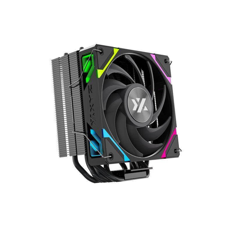 Disipador para CPU XYZ THERMAX 6, 1x Ventilador Vortex 120mm, 6 Heatpipes, A-RGB, Negro -2