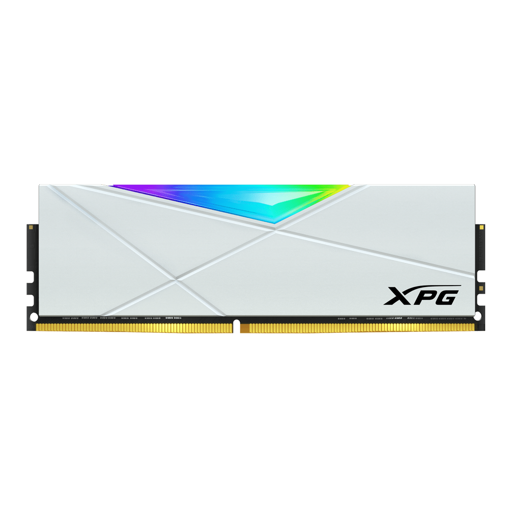 Memoria Ram DDR4 16GB 3600MT/s XPG SPECTRIX D50 RGB, CL18, UDIMM, 1.35V, White-0