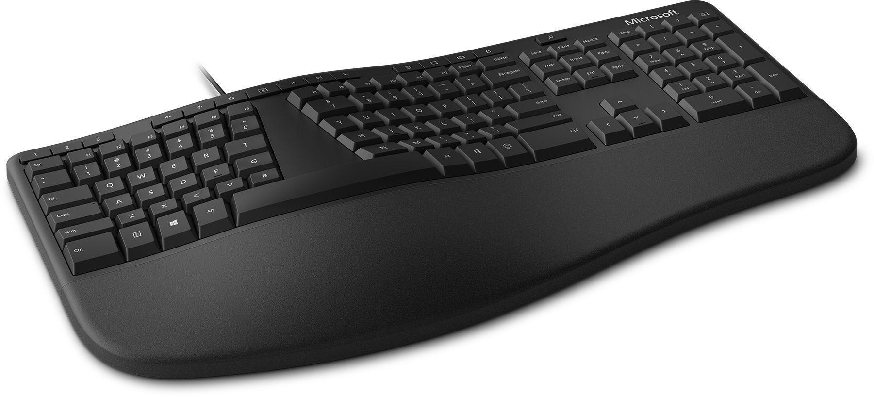 Teclado alámbrico Microsoft Ergonomic Keyboard USB-1