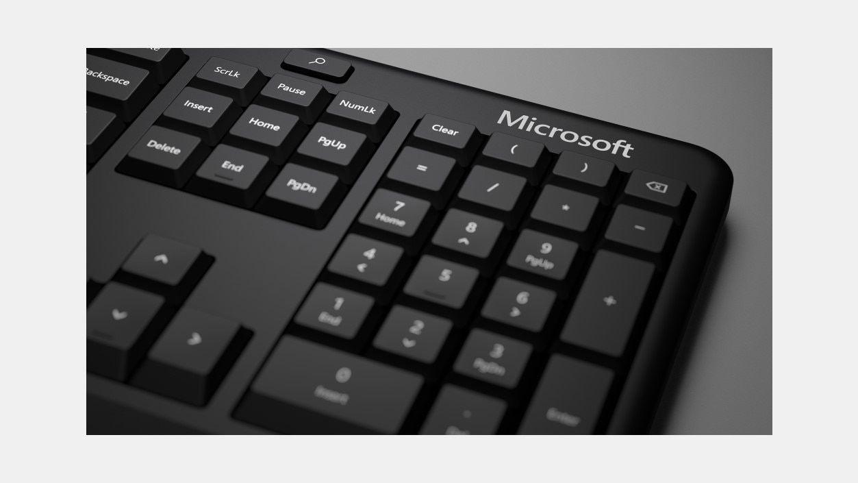 Teclado alámbrico Microsoft Ergonomic Keyboard USB-3