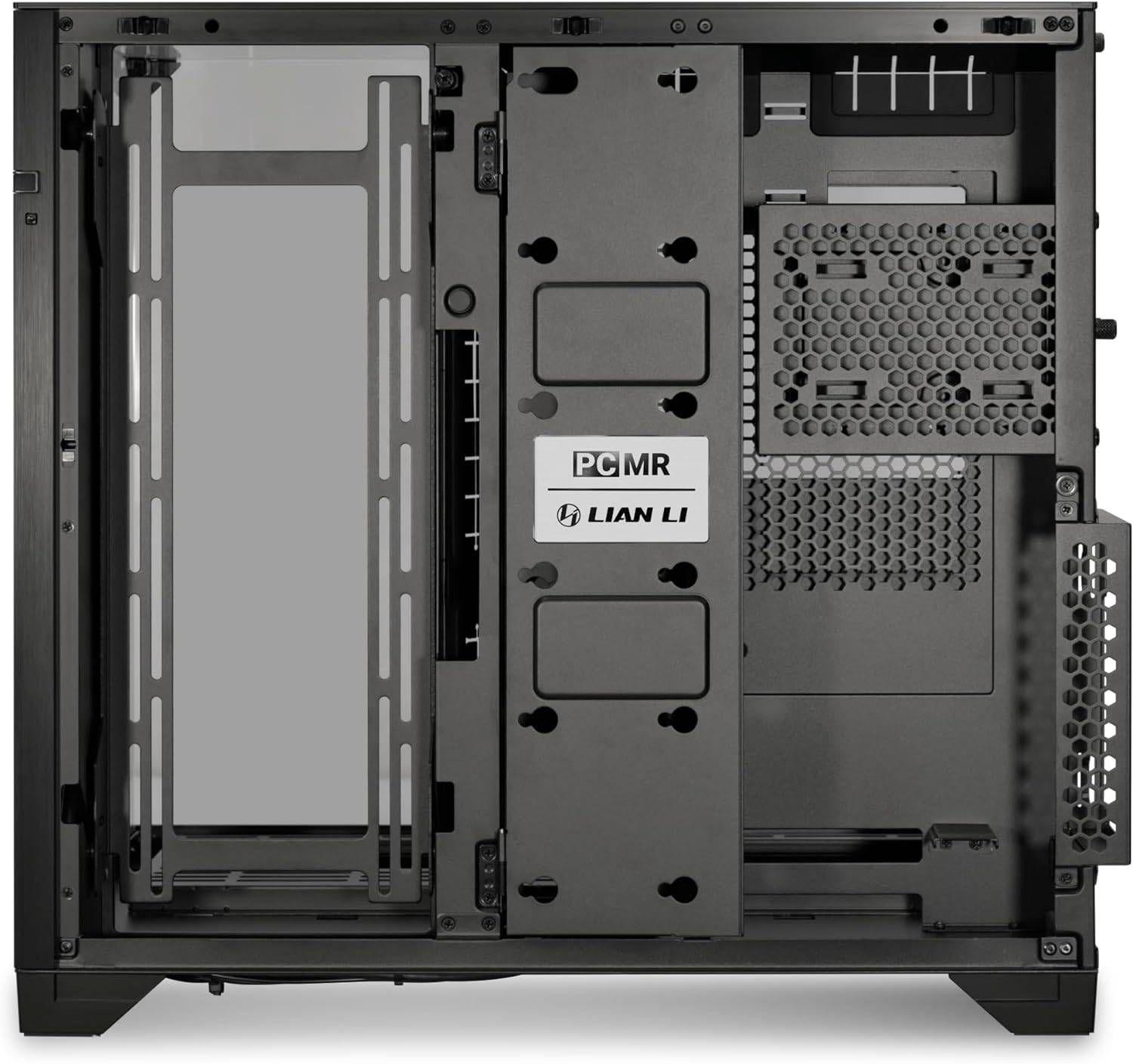 Gabinete Lian Li O11 VISION Black, Acero, Aluminio, 3 Paneles Vidrio Templado, E-ATX, ATX, Negro-3