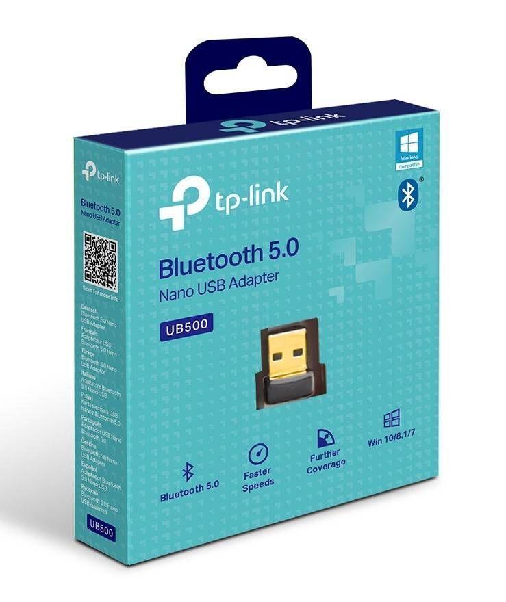 Nano Adaptador Bluetooth 5.0 TP-Link UB500, USB 2.0-3
