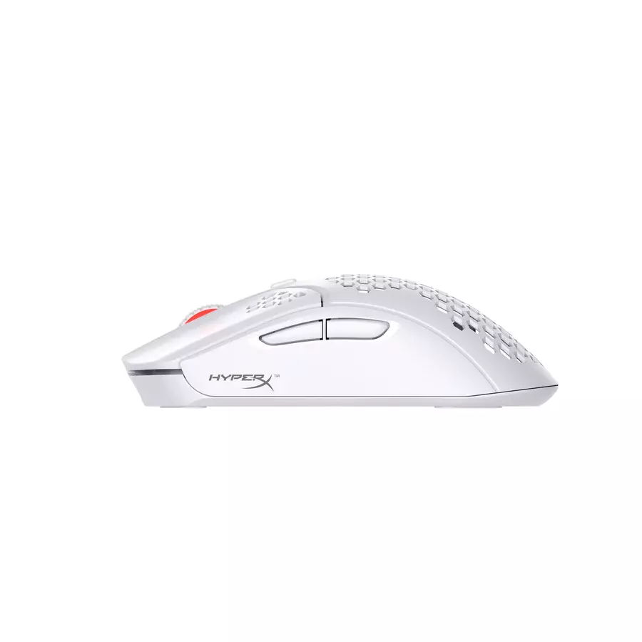 Mouse Gamer HyperX Pulsefire Haste Wireless, 6 Botones, 16.000 DPI, LED Programable, Blanco-3