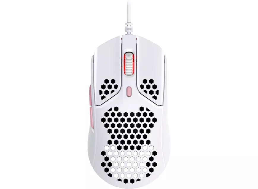 Mouse Gamer Pulsefire Haste, Wired, USB-A, 6 Botones, 16.000DPI, Blanco/Rosa-2
