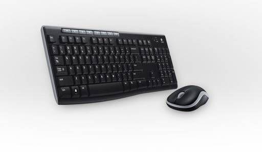 Kit Combo Teclado y Mouse Inalámbrico Logitech MK270-1