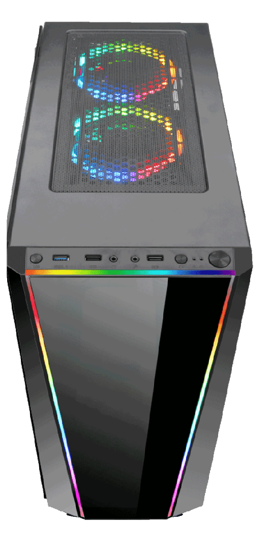 Gabinete Gamer Tailgate, Ventana Lateral Vidrio Templado, ATX / Micro ATX-3