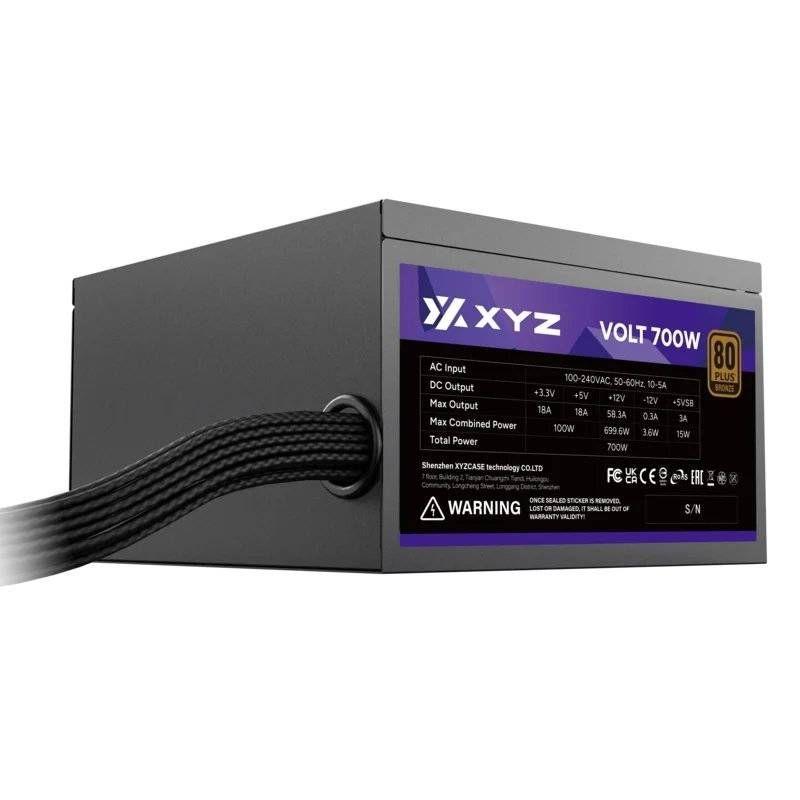 Fuente de Poder XYZ VOLT, 700W, Cables Planos, PFC Activo, Certificada 80 PLUS Bronze -3