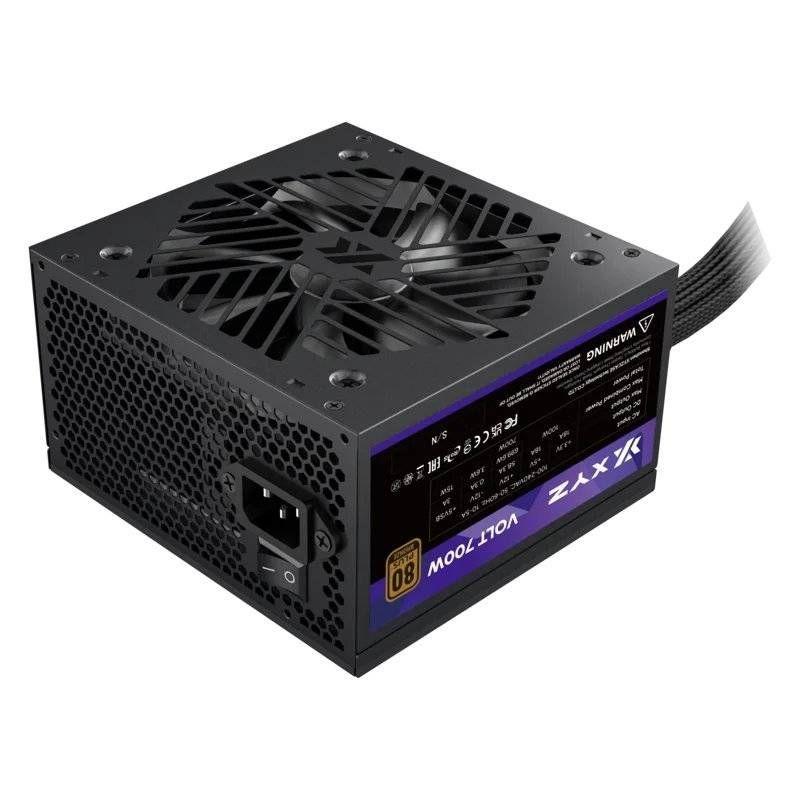 Fuente de Poder XYZ VOLT, 700W, Cables Planos, PFC Activo, Certificada 80 PLUS Bronze -4