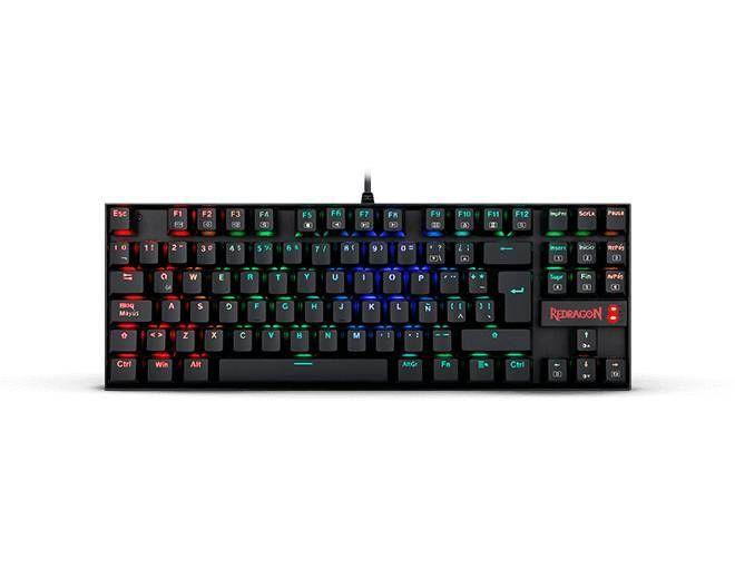 Kit Gamer Redragon Teclado Mecánico K552 + Mouse M602A Griffin, RGB, USB, Negro-1