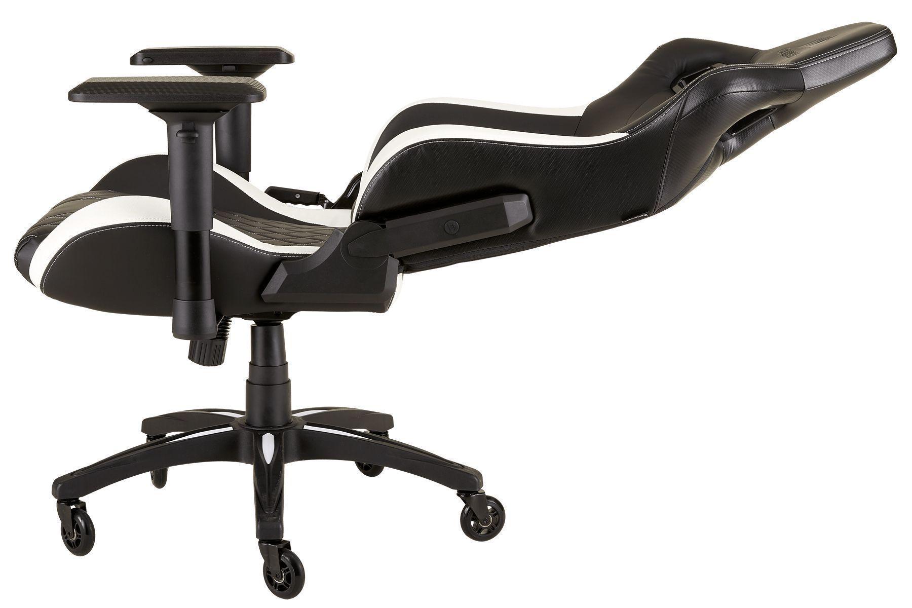 Silla Gamer Pro Corsair T1 Race Negro/Blanco-2