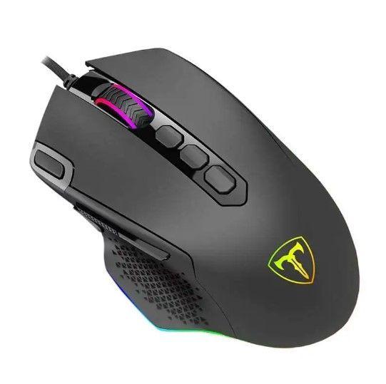Mouse Gamer T-Dagger Bettle, 8000 DPI, 10 Botones Programables, Iluminación RGB-0