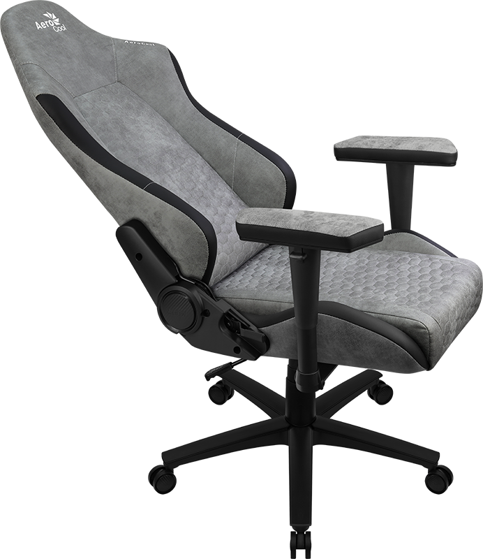 Silla Gamer Profesional Crown AeroSuede Stone Grey-1