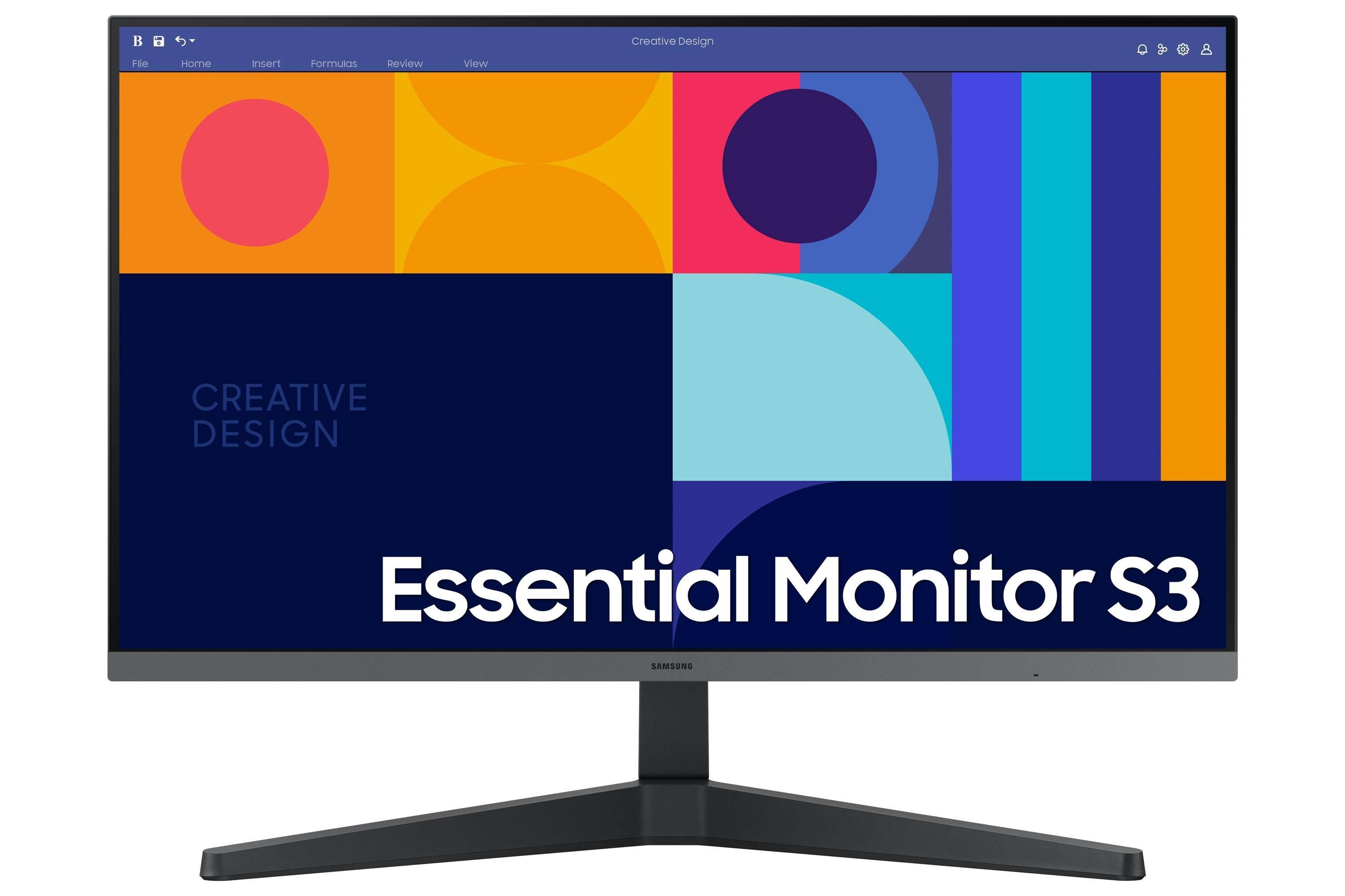 Monitor Plano Samsung Essential S3, 27" IPS, Full HD, 100Hz, 4ms, DisplayPort, HDMI-0