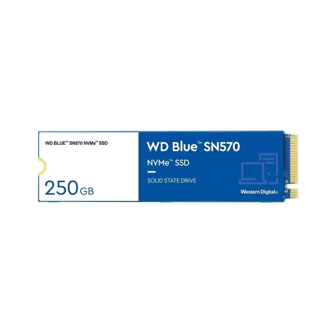 Unidad de Estado Sólido WD Blue SN570, 250GB, NVMe M.2, Lectura 3300 MB/s Escritura 1200MB/s-0