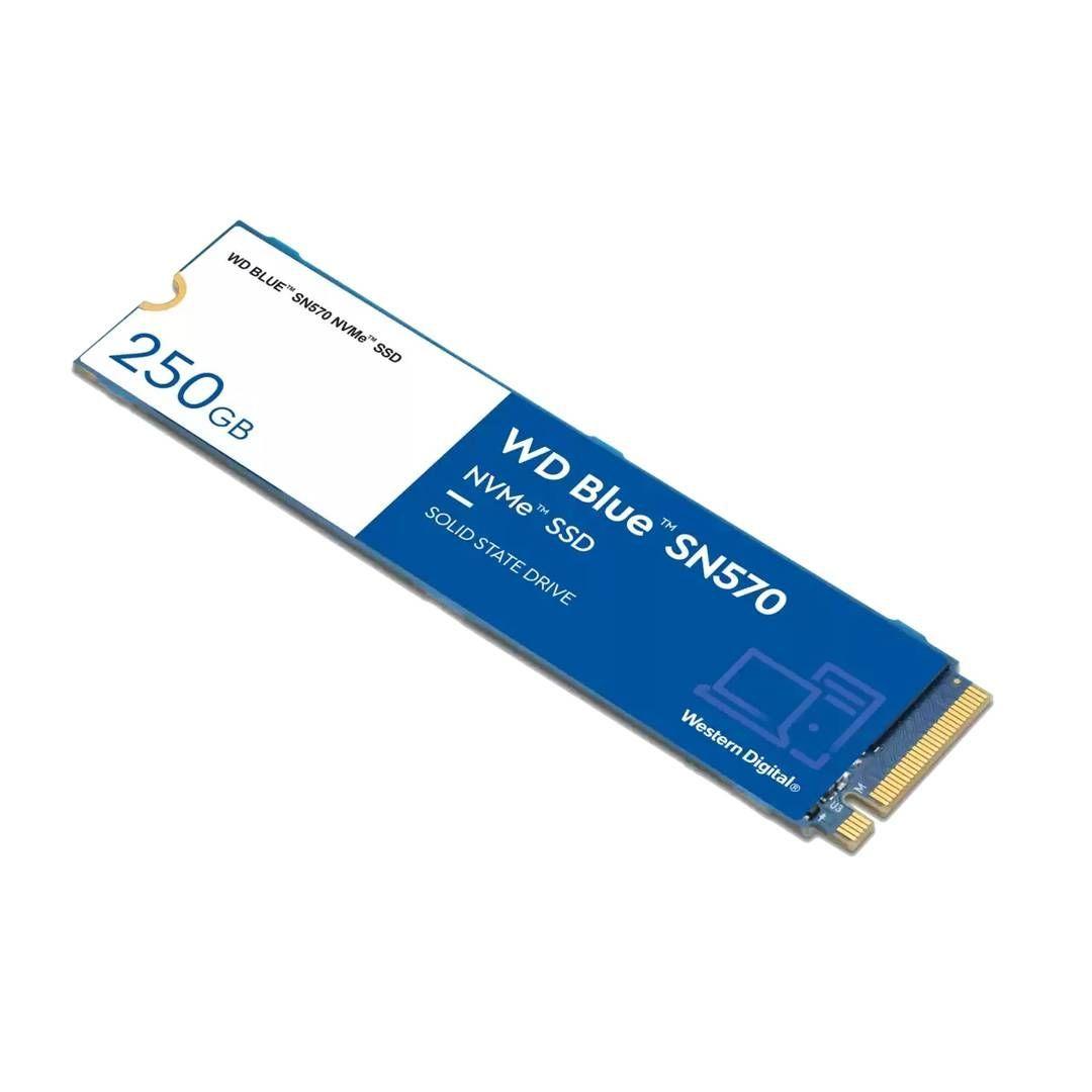 Unidad de Estado Sólido WD Blue SN570, 250GB, NVMe M.2, Lectura 3300 MB/s Escritura 1200MB/s-2