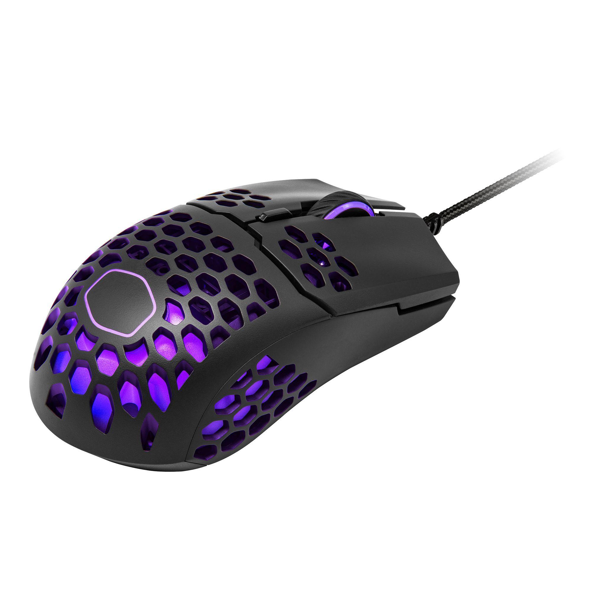 Mouse Gamer Cooler Master MM711, 6 Botones, 16.000 DPI, Black Matte-0